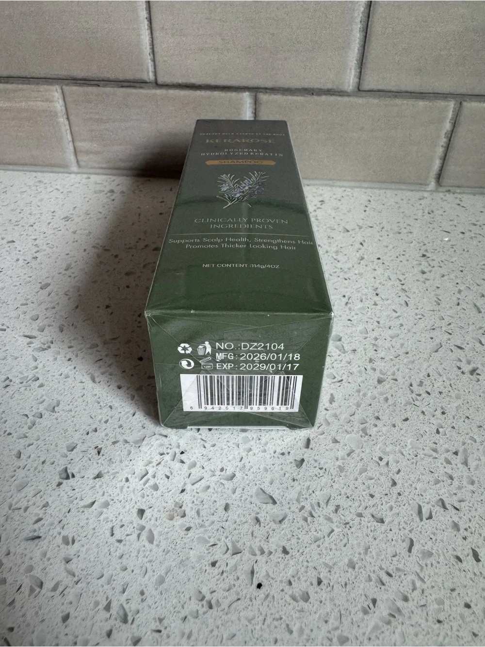 Kerarose Rosemary Hydrolyzed Keratin Shampoo